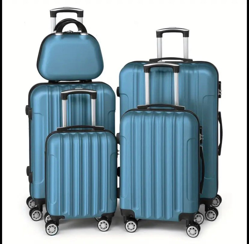 5 pcs ABS Hardshell Luggage Set
